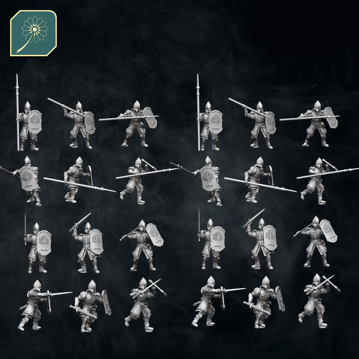 Soldiers of the Guard Tower - Warrior Pack